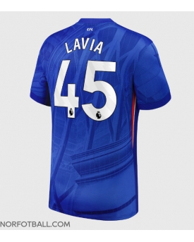 Billige Fotballdrakt Chelsea Romeo Lavia #45 Replika Hjemmedrakt 2025-26 Kortermet